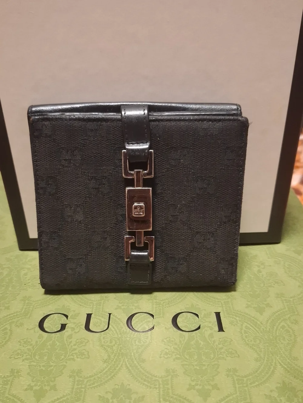 Gucci Monogram Jackie-O Wallet